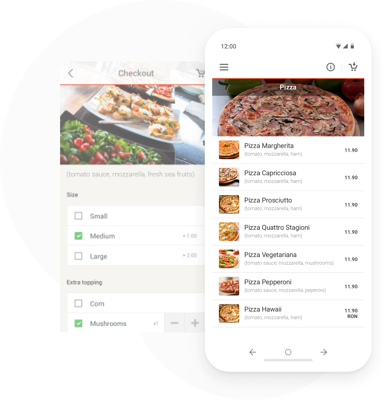 Restaurant online food ordering system with white label mobile app